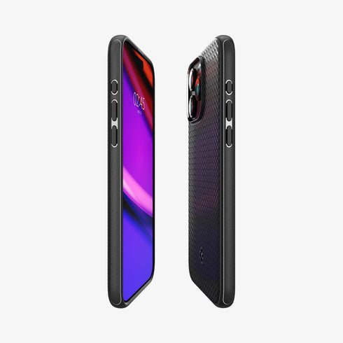 ACS06597 - iPhone 15 Pro Max Case Mag Armor (MagFit) in matte black showing the back